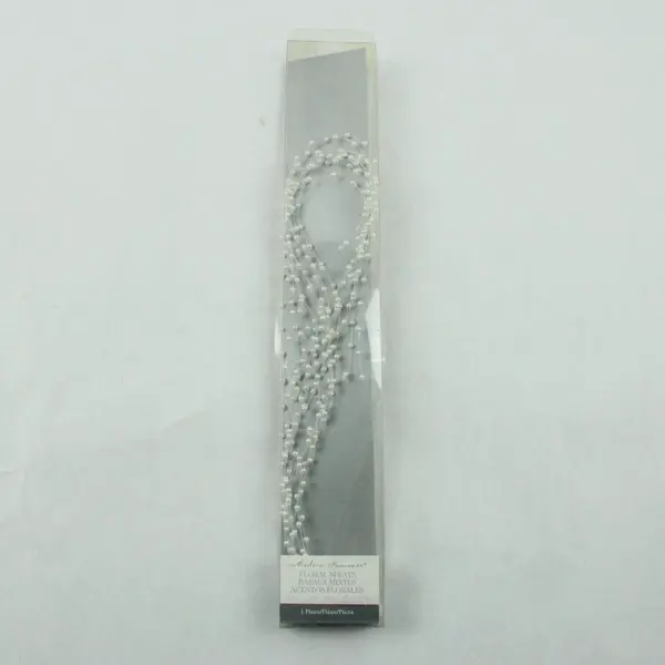 Hidden Romance Faux Pearl Floral Spray Accent 1pc Home Decor