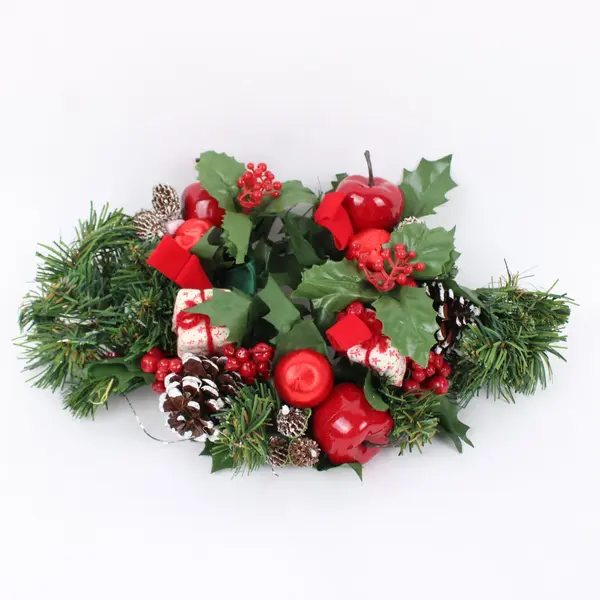 Holiday Plastic Candle Ring