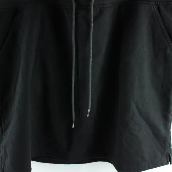 Eddie Bauer Women's Black Jersey Drawstring Waist Skirt XL Pockets