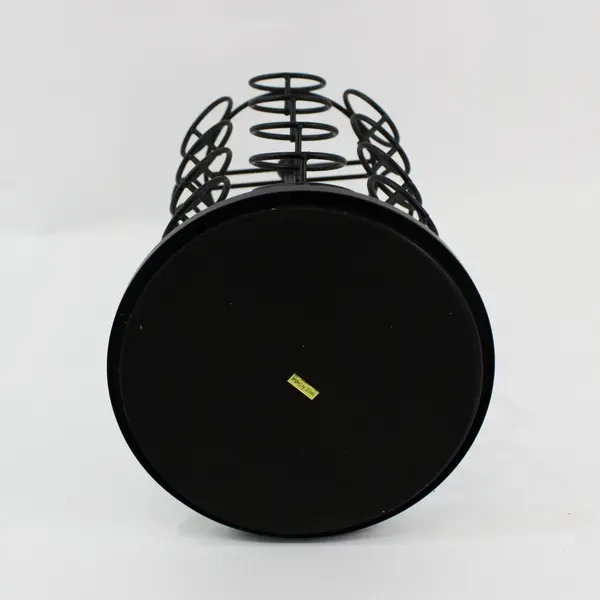Black Iron Rotating K-Cup Pod Holder Rack Holds 35 Coffee Pods 13in