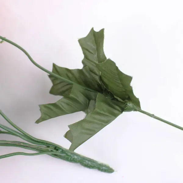 Red Artificial Poinsettia Bunches & Loose Stems Holiday Decor Lot