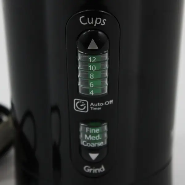 Mr. Coffee IDS57 Black Electric Coffee Grinder Deep Lid Chamber