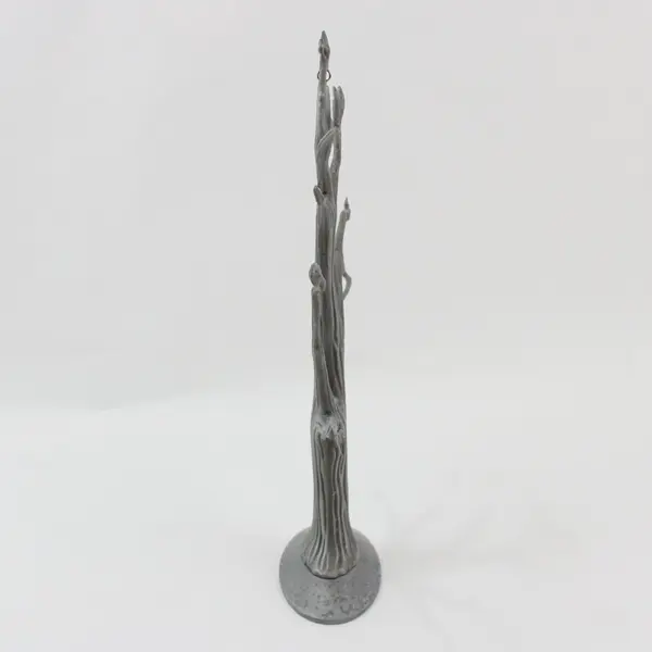 Things Remembered Pewter Family  Photo Jewelry Tree  12" Missing The Oval Frames