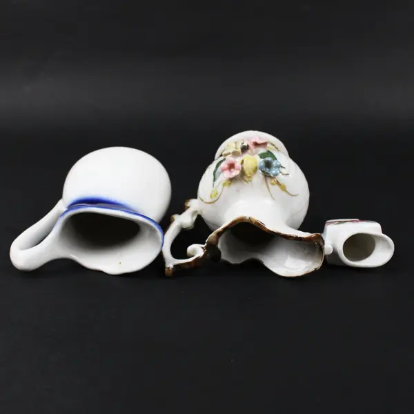 Lot of 3 Miniature Ceramic Jugs 