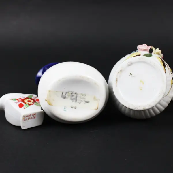 Lot of 3 Miniature Ceramic Jugs 