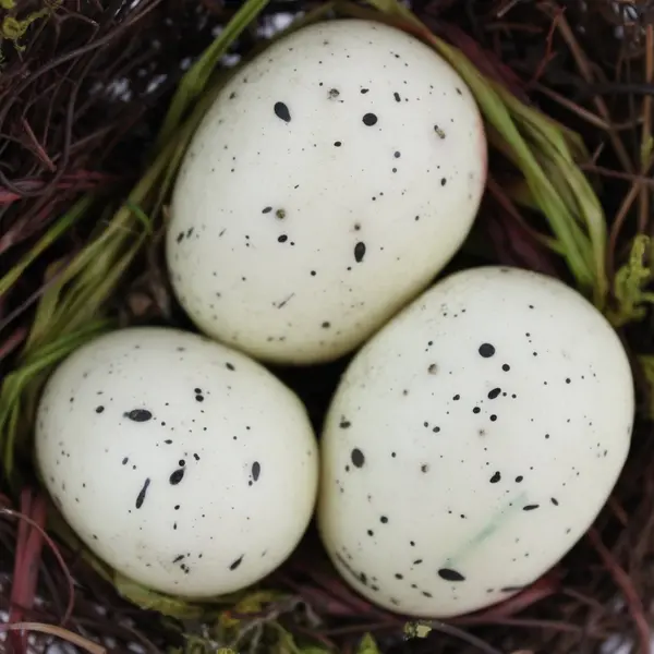 Ceramic Black-Capped Chickadee Figurine With Nest And Eggs