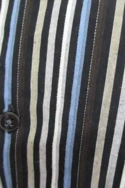 Ratio Claiborne Company Men's Button Up Shirt Stripped Long Sleeved Size XXL