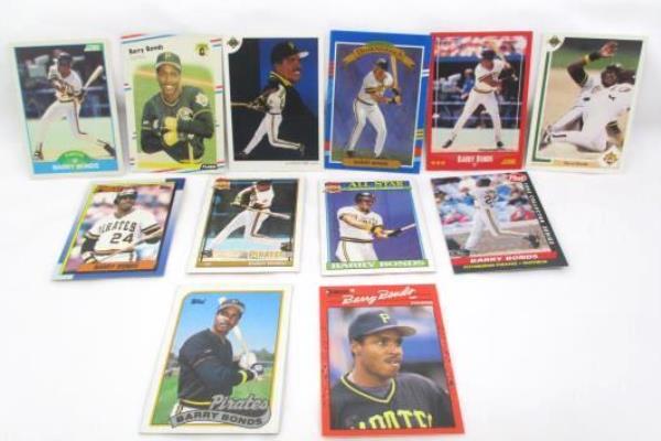 Lot of 12 Barry Bonds Trading Cards Post Collectors Series Topps All Star