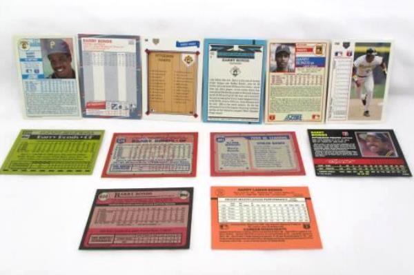 Lot of 12 Barry Bonds Trading Cards Post Collectors Series Topps All Star