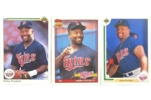 Lot Of 11 Kirby Puckett Trading Cards No Dupes 5 All Star Cards Topps Upper Deck