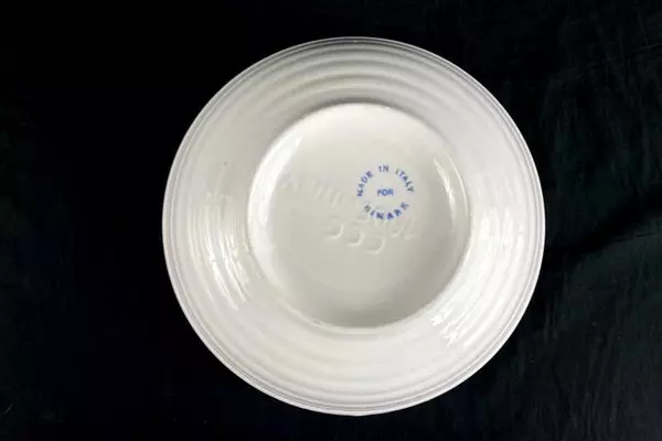 Himark Viola Cenisia Deep Porcelain Serving Bowl 10.75" Diameter