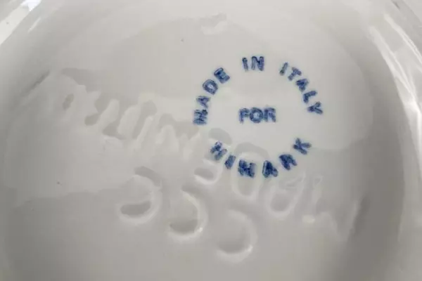 Himark Viola Cenisia Deep Porcelain Serving Bowl 10.75" Diameter