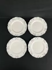 Set of 4 Vintage Royal Doulton H4960 Chatelaine Salad Plates 8 Inch