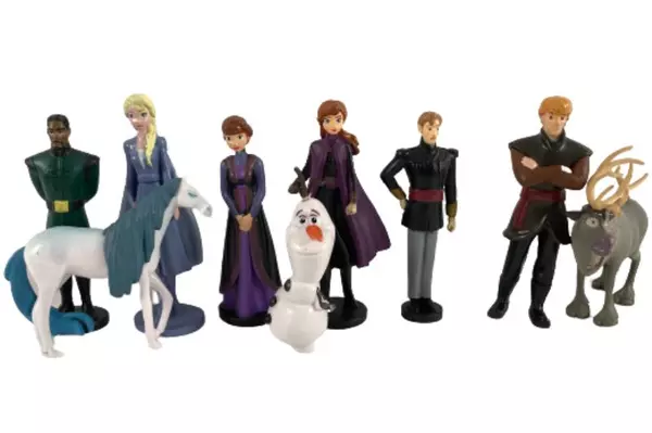 Disney Frozen II My Busy Book Lot of 10 Figurines Storybook & Playmat 2019