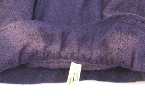Purple Peacoat Jacket Girl Youth Size SM Lined Large Buttons Flare Sleeve