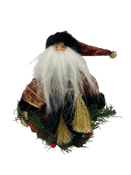 Vintage 1994 Classic Collectibles Victorian Santa Ornament 7" with Box