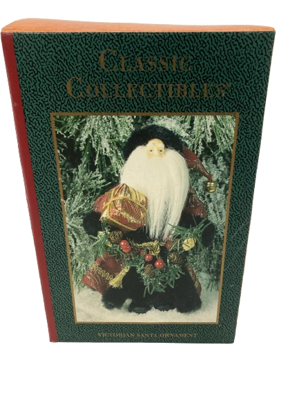 Vintage 1994 Classic Collectibles Victorian Santa Ornament 7" with Box