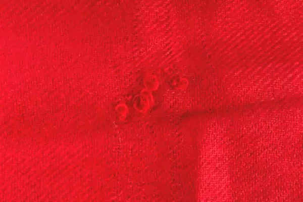 Vintage Pashmina Red Scarf Wrap with Fringe 72.25" Long Good Condition