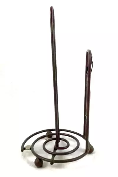 Rustic Paper Towel Holder Cast Iron Mug Rack Chili Peppers Southwestern
