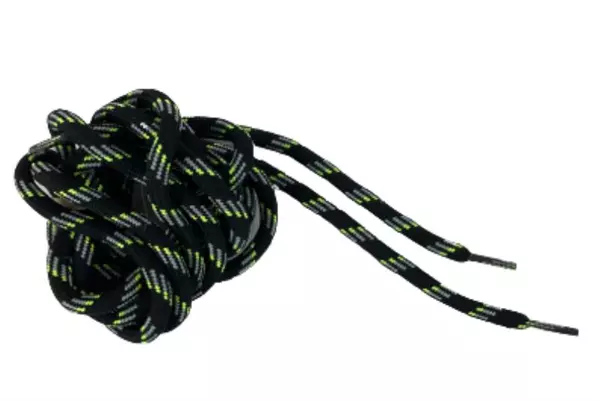 Lot of 8 Mixed Shoe Laces Round Oval Black White Gray Sof Sole NSS Performance