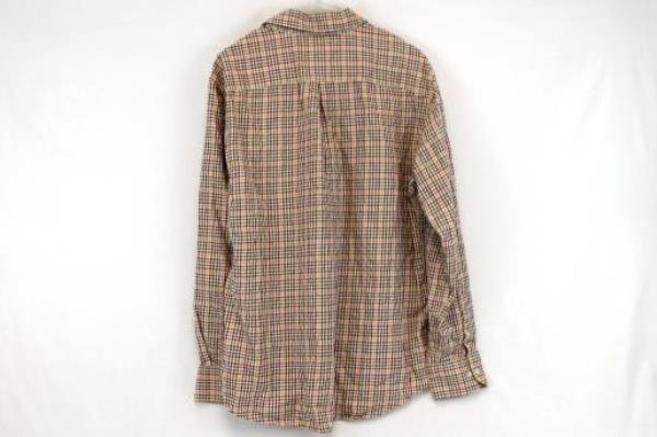 Men's Dockers Red Plaid Long Sleeve Button Down Shirt L 16/16 1/2 Cotton Dress