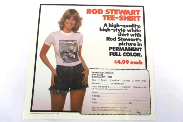 1976 Rod Stewart A Night On The Town WB Records Vinyl LP BS2938 Paper Sleeve