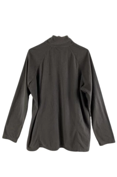 Maurice's Women's Pullover Jacket Size 1 Taupe Brown 1/4 Zip Long Sleeve