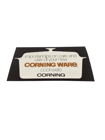 Lot of Vintage Corning Ware Cookware Use & Care Paper Collectibles