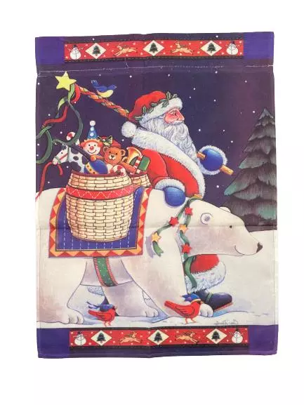 Lot of 4 Holiday Yard Flags Easter 4th of July Halloween Christmas Porch Home