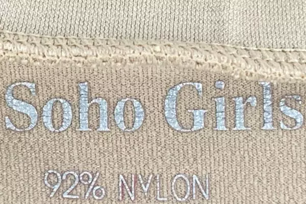 Soho Girls Beige Long Sleeve Top One Size Activewear Women's Blend Spandex