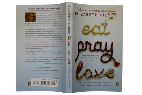 Eat Pray Love Elizabeth Gilbert 2006 Penguin Paperback Book
