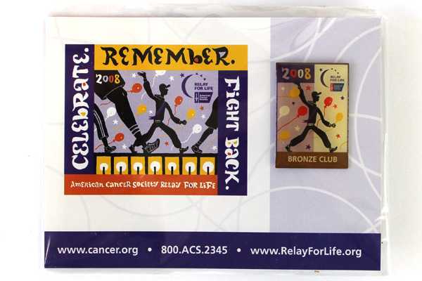 Relay For Life Bronze Club 2008 American Cancer Society Pin NIP