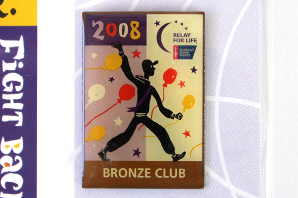 Relay For Life Bronze Club 2008 American Cancer Society Pin NIP