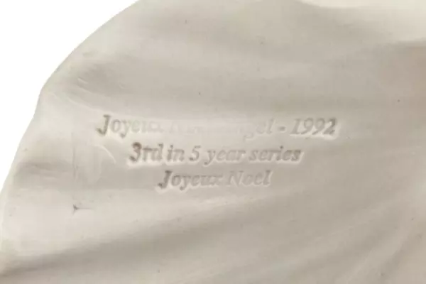 Margaret Furlong 5 Inch The Joyeux Noel Angel Ornament 1992 Limited Edition