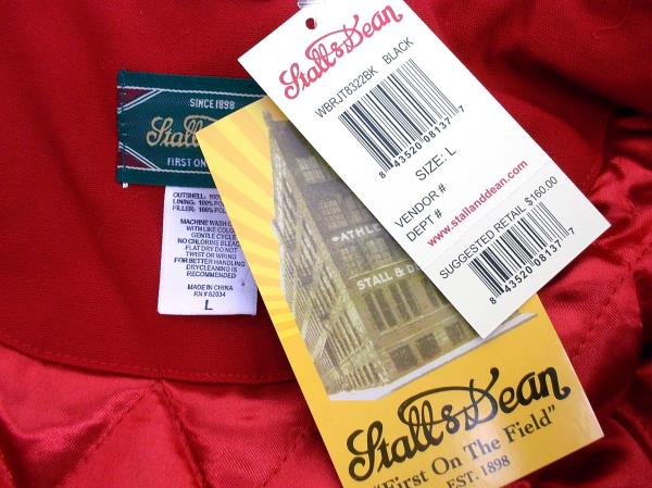 STALL & DEAN Trench Coat Double Breasted Belted Quilted Lining Womens Sz L NWT