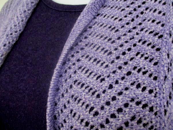 Lot of 2 Women's Tops Christopher&Banks BonWorth Purple Knit Cardigan Size L