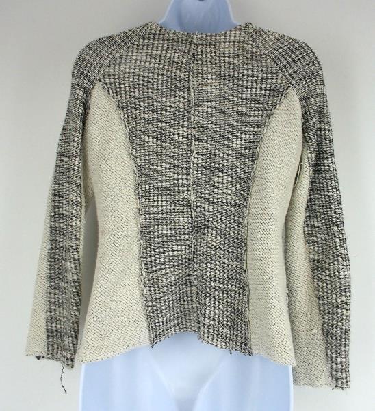 Anthropologie CARTONNIER Glimmer Tweed Snap Cardigan Jacket Sweater Women's S