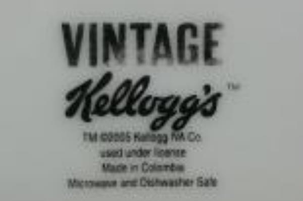 Rice Krispies 2005 Vintage Kellogg's Girl Salad Plate Snap Crackle Pop Swinging