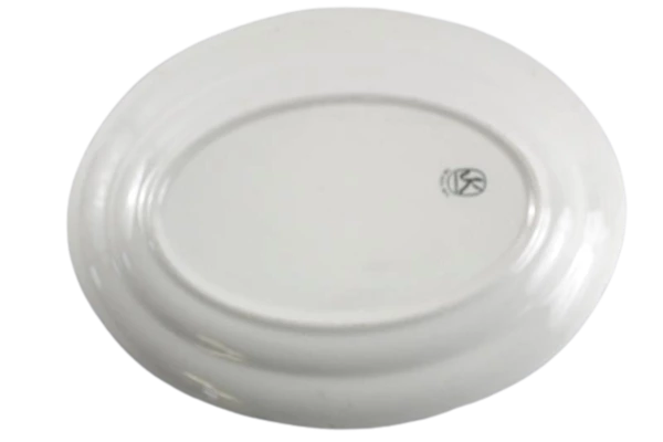 Vintage Edwin Knowles 49-5 Floral Oval Serving Platter USA Victorian Princess