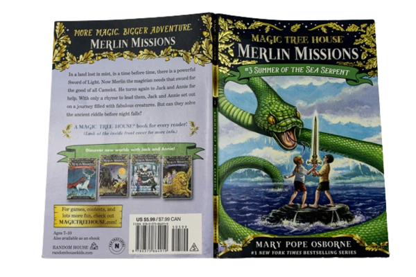 Merlin Missions #3 Summer of the Sea Serpent by Mary Pope Osborne 2004 PB