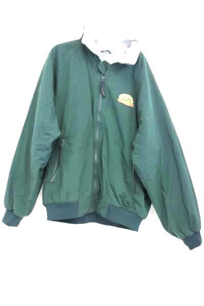 Port Authority Pacific Natural Foods Green Fleece Lined Jacket Coat Women Size L