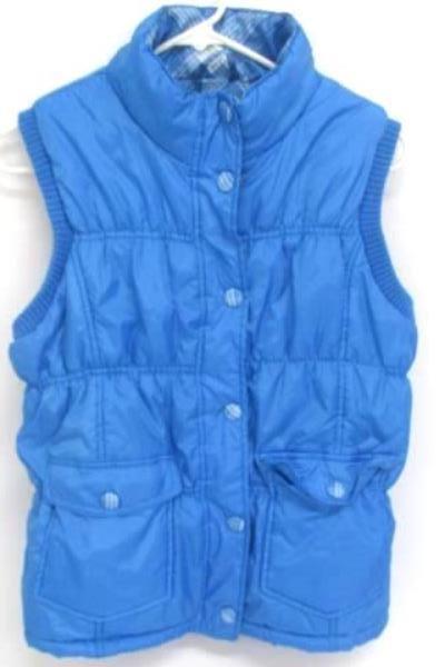 Weatherproof Girls Puffer Vest Zip Up Blue Size Large 14/16