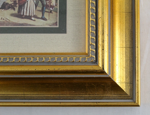 BP Co Framed Matted Art Print The Rural Post Office by T P Rossiter 10x11in