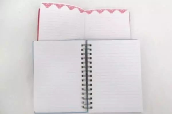 Lot of 2 Journals Blue Pink Flex Leather Faith Floral New Unused