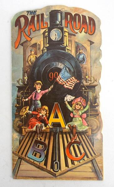 Vintage THE RAILROAD ABC Paperback Book 1982 Illustrated 14 Pages