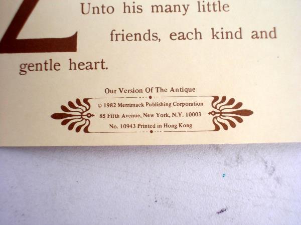 Vintage THE RAILROAD ABC Paperback Book 1982 Illustrated 14 Pages