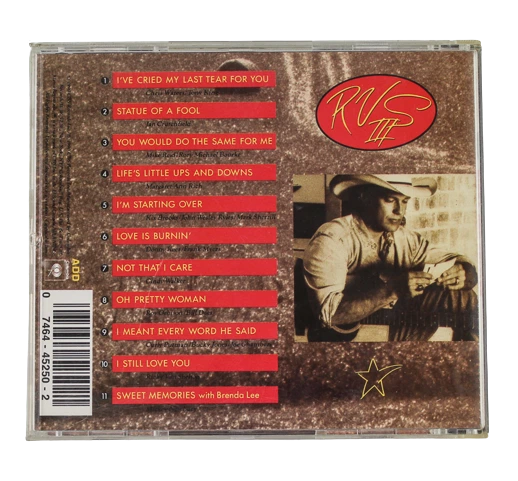 Ricky Van Shelton RVS III Music CD 1990 CBS Records Pre-Owned As Is