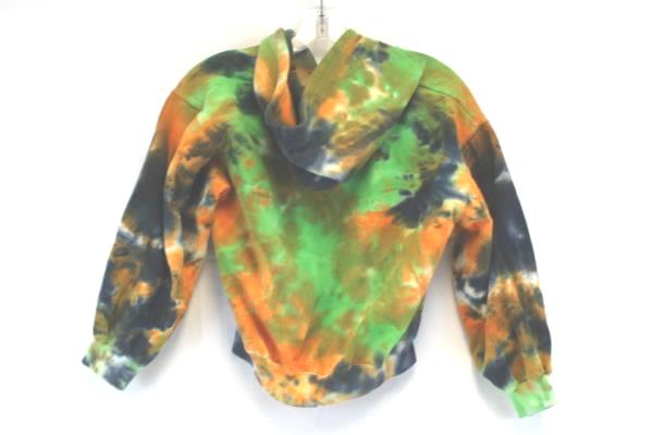 Ocean Blue Kids Sweatshirt Oregon Tie Dye Hoodie Youth Size XL