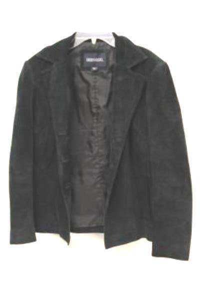 Stylish Women's Black Jacket by BERNARDO Leather Jacket Size PM