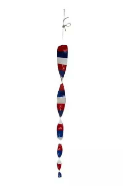 Lot of 4 USA 4th of July Hand Flags Wind Spinner Eagle Banner Decor America